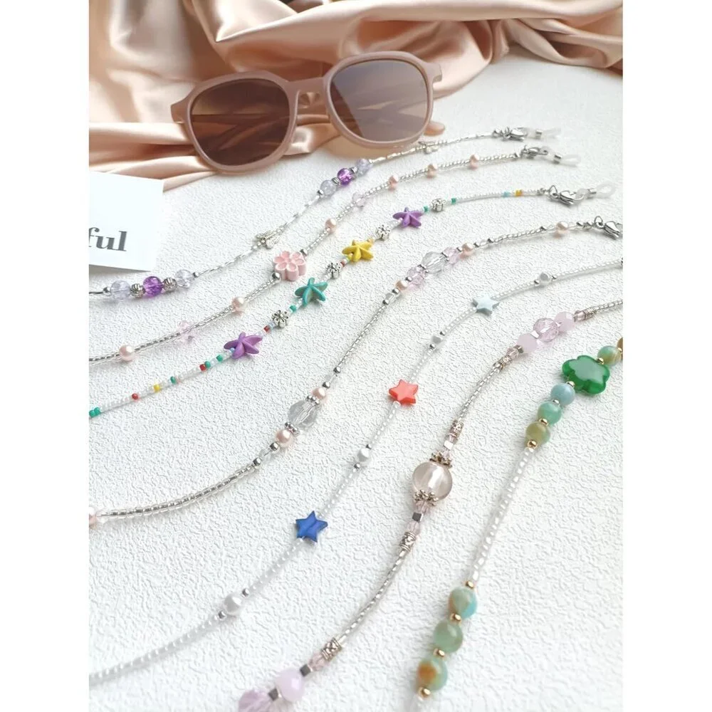 N/A beaded glasses